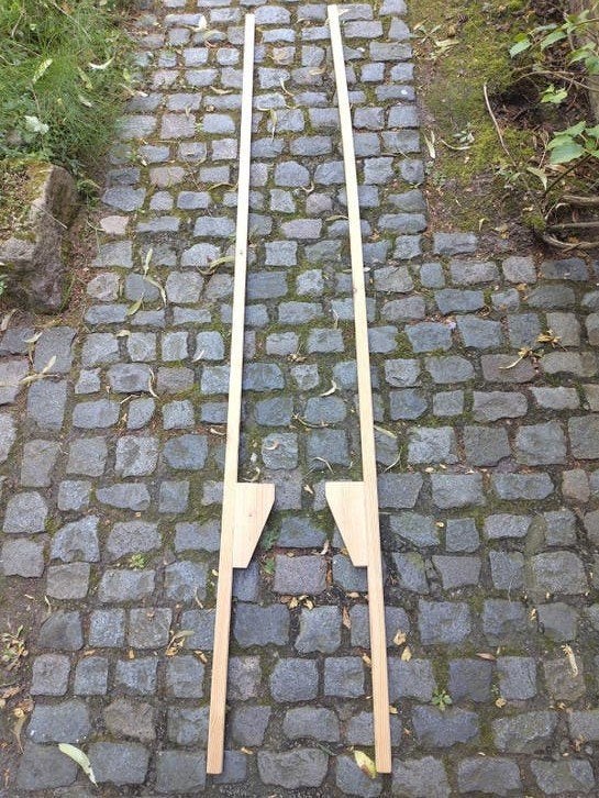 Houten stelten 2,05 m, Kinderen en Baby's, Speelgoed | Houten speelgoed, Ophalen