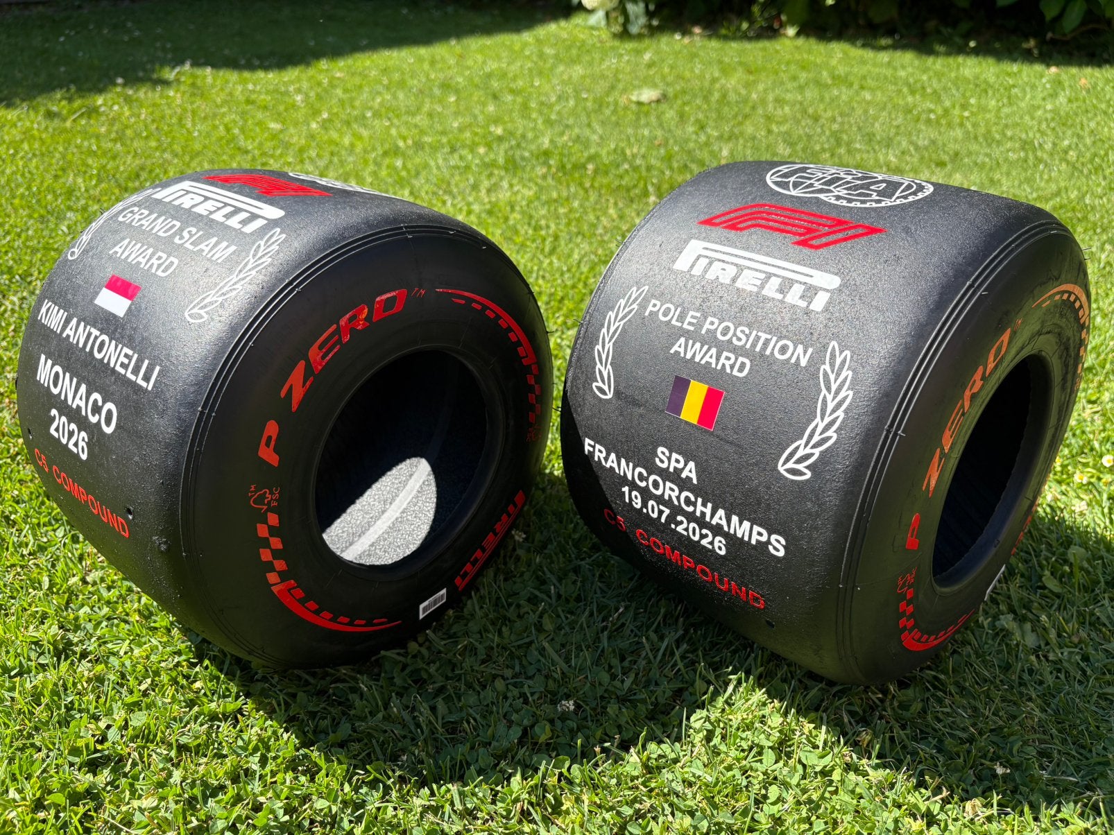 Pneus de Pole Position F1 uniques, Enlèvement ou Envoi, Neuf, ForTwo