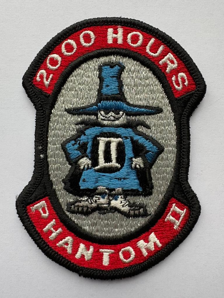 USAF F-4 Phantom 2000 uur patch, Ophalen of Verzenden