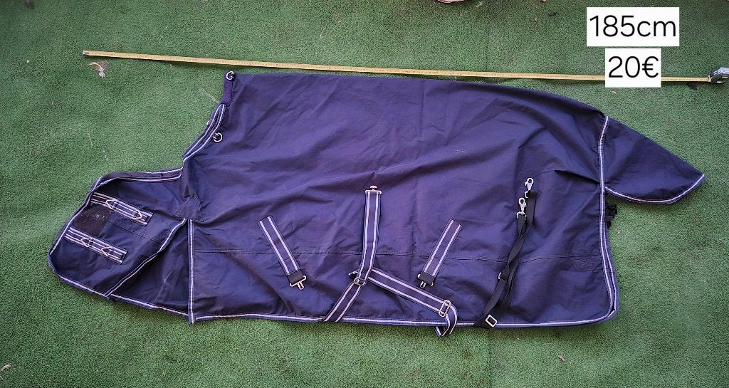 Paardendekens 185cm Geel Brussel Putte, Ophalen of Verzenden, Gebruikt, Geel, BR