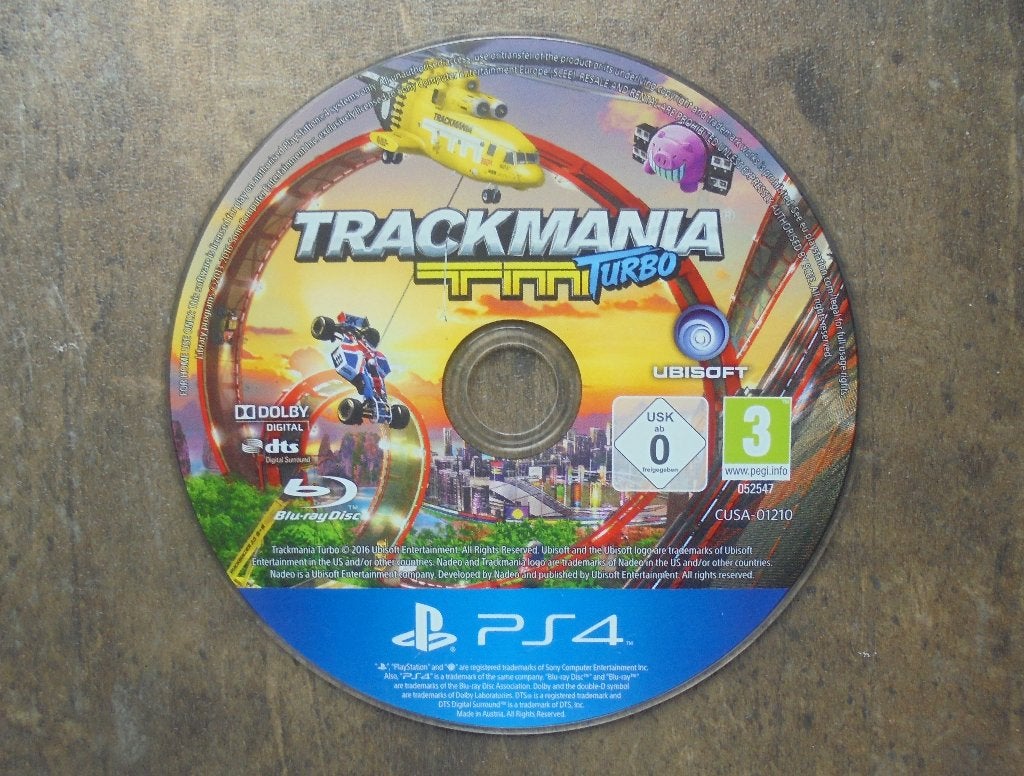 TrackMania Turbo voor PS4 (zie foto's), Gebruikt, Racen en Vliegen, Ophalen of Verzenden, 3 spelers of meer
