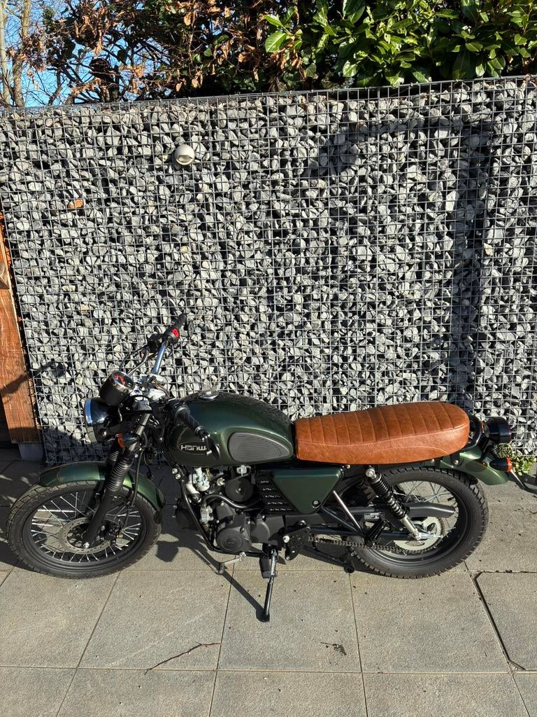 Café Racer - Hanway Raw 50CC, Fietsen en Brommers, Ophalen, Klasse B (45 km/u), Zo goed als nieuw, 4 versnellingen