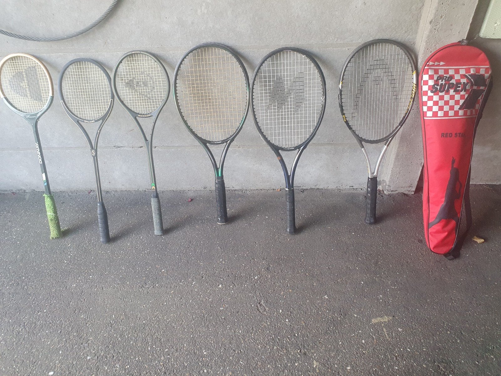 3tennis  2 badminton 1squash, Sport en Fitness, Badminton, Ophalen