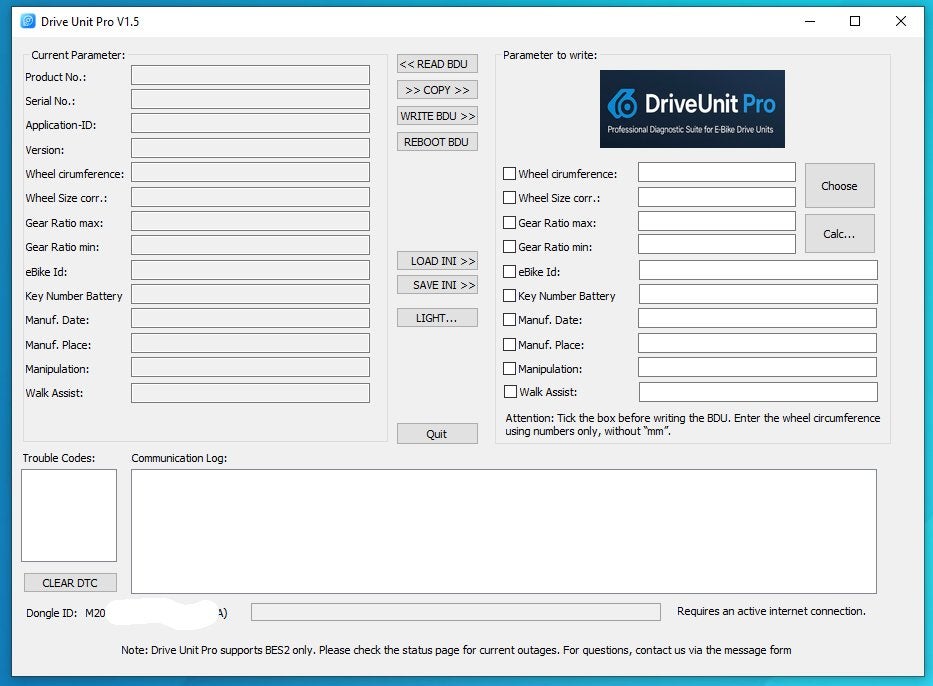 DRIVE UNIT PRO – Professionele Bosch BES2 servicetool, Enlèvement, Neuf