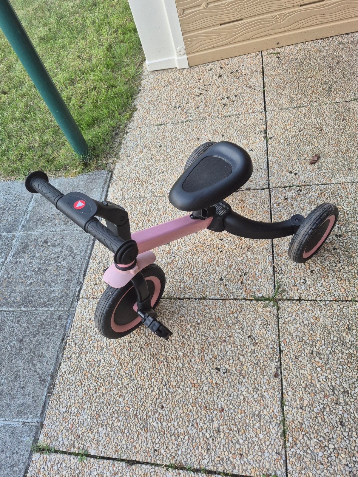 3 in 1 fiets/loopfiets, Ophalen