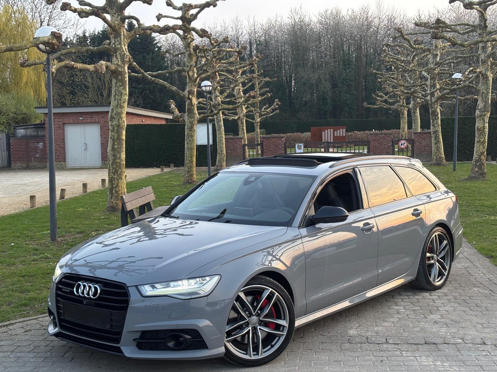 Audi A6 3.0 TDI V6 Competition 326PK Nardo Grey Full, Bedrijf, 240 kW, A6, Te koop