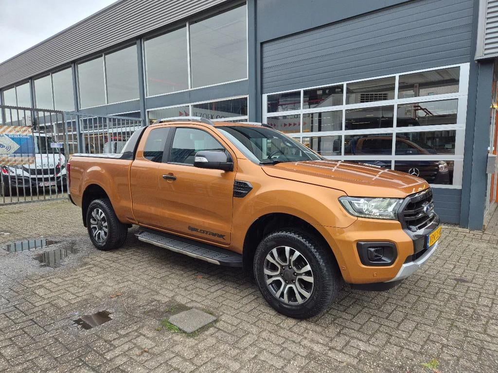 Ford Ranger 2.0 TDCI 4X4 BiTurbo WildTrak/ Leer/ Navi/ Camer, Autos, Cuir, Achat, 2202 kg, Entreprise