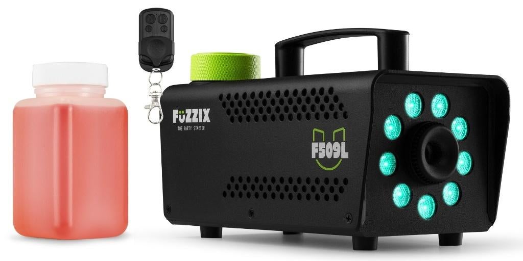 Rookmachine met ingebouwd lichteffect 9-LED, Ophalen of Verzenden, Nieuw, Rookmachine, Kleur