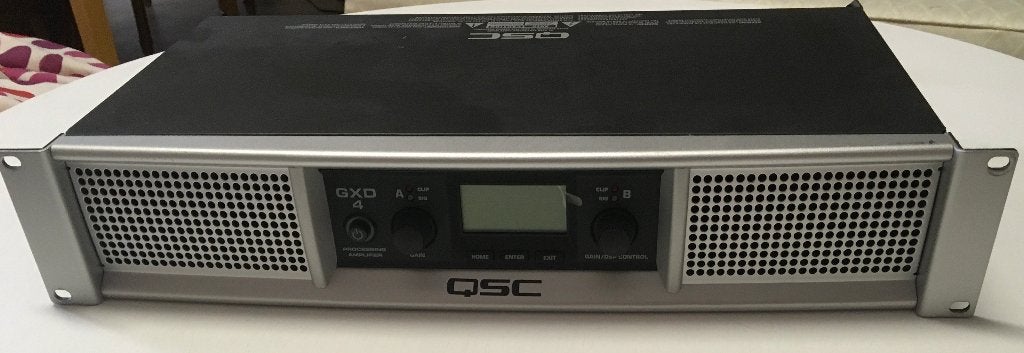 QSC GXD4 versterker, Muziek en Instrumenten, Versterkers | Keyboard, Monitor en PA, Zo goed als nieuw, P.A., Ophalen