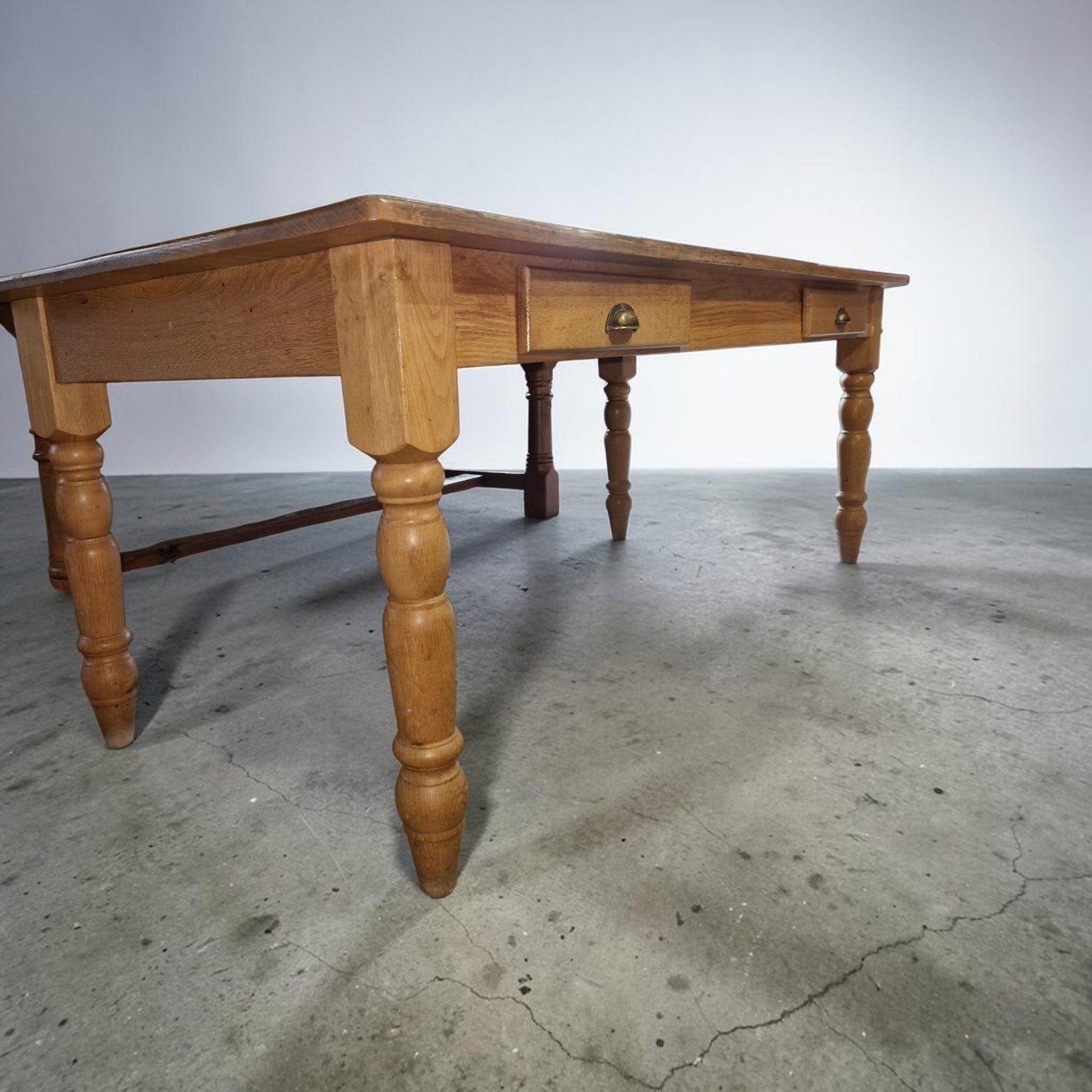 Ancienne table de ferme en chêne, Antiquités & Art, Enlèvement