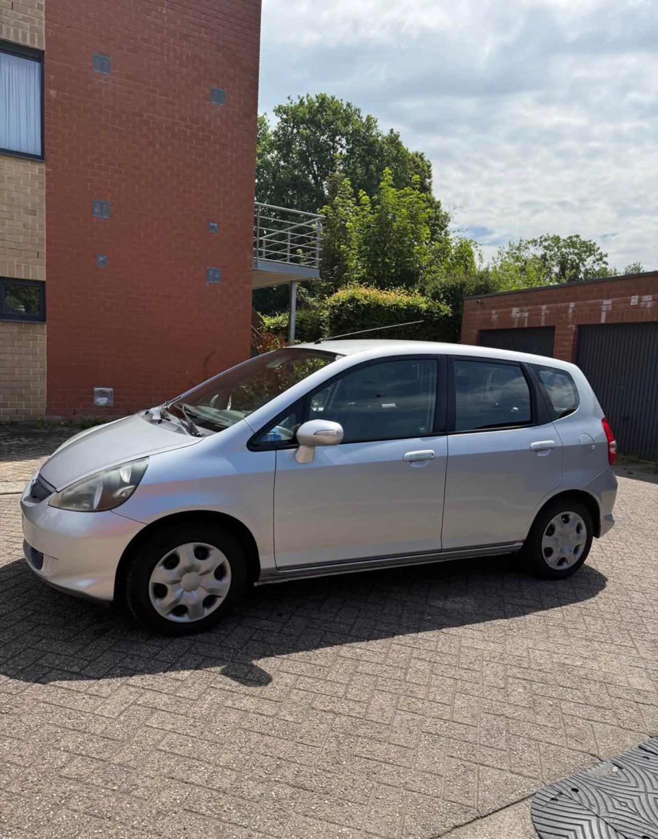 Honda jazz, Auto's, Handgeschakeld, 1400 cc, Particulier, Zilver of Grijs
