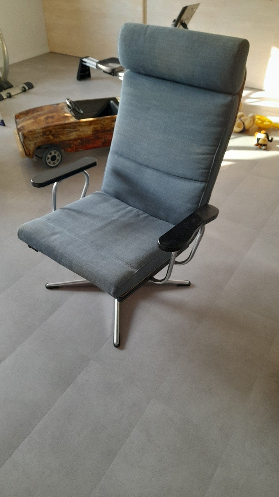 vintage draai zetel, Huis en Inrichting, Fauteuils, Ophalen of Verzenden