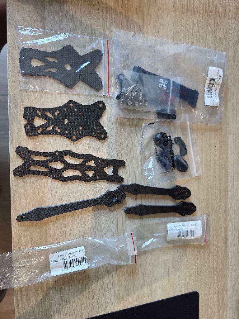 Impuls RC Apex fpv frame onderdelen, Hobby en Vrije tijd, Modelbouw | Radiografisch | Overige, Ophalen, Zo goed als nieuw