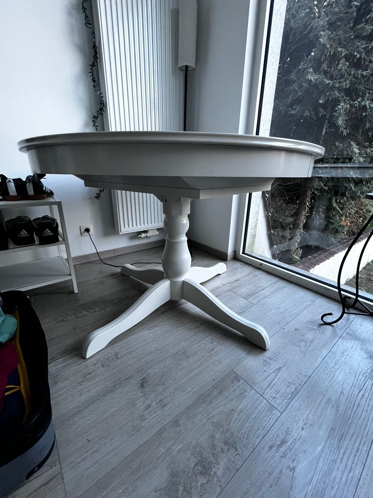 Table ronde extensible Ikea INGATORP, Maison & Meubles, Enlèvement, Comme neuf