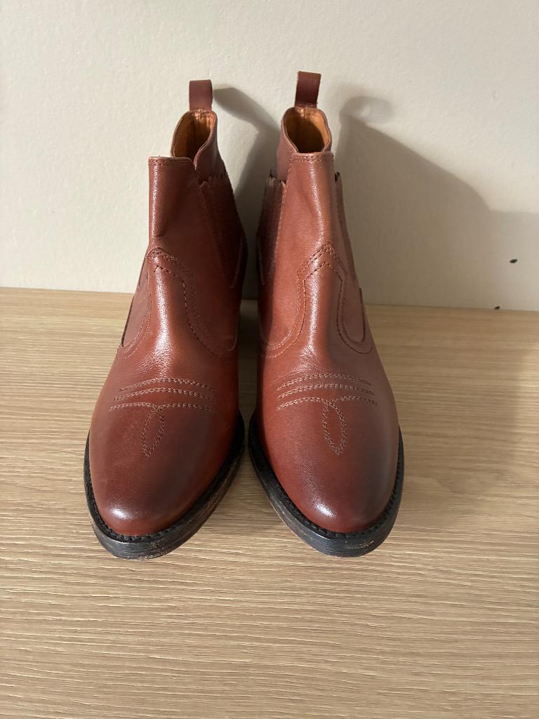 Enkellaars palladium, Ophalen, Bruin, Lage of Enkellaarzen, Zo goed als nieuw