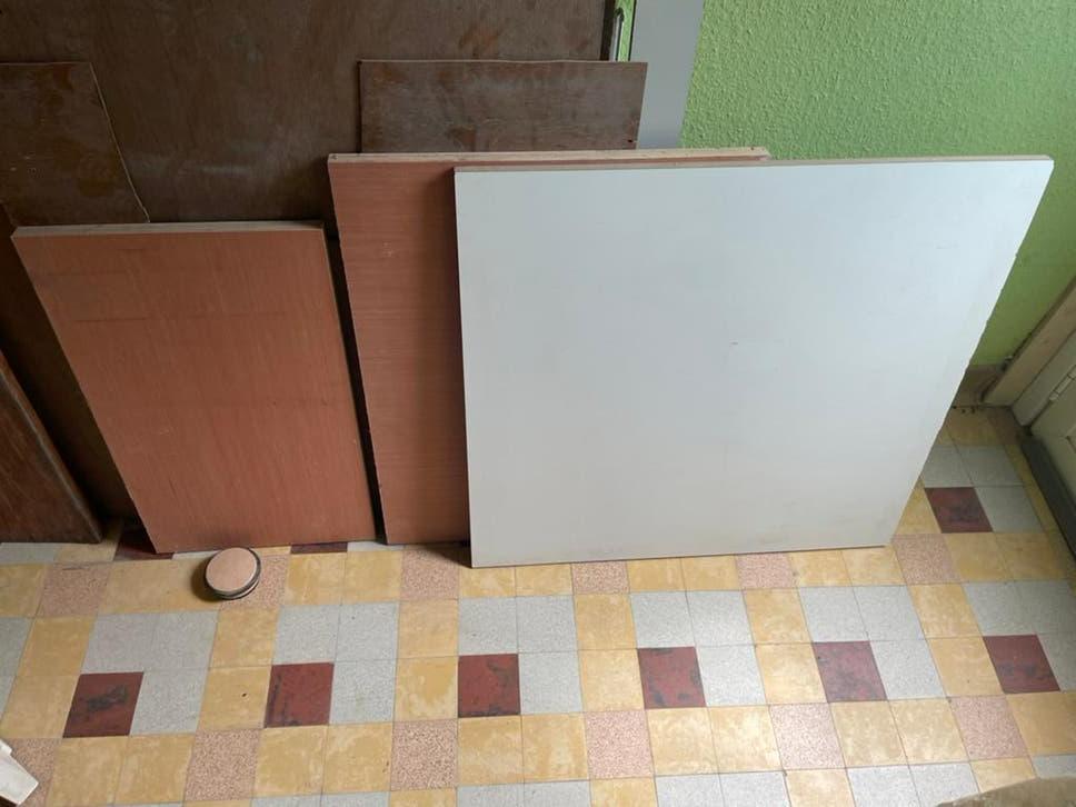 3 Multiplex platen, Doe-het-zelf en Bouw, Hout en Planken, Ophalen, Zo goed als nieuw