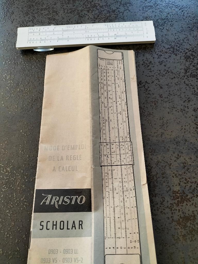 Ancienne règle à calculer, Enlèvement
