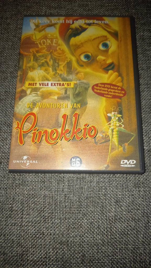 DVD Pinokkio, Ophalen of Verzenden, Gebruikt