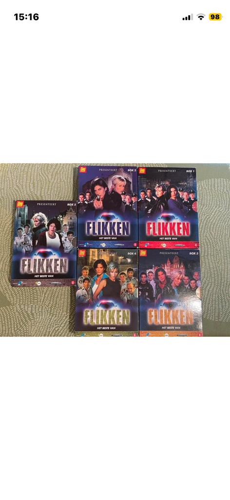 Te koop DVD’s collectie Flikken, Alle leeftijden, Ophalen, Zo goed als nieuw, Actie en Avontuur
