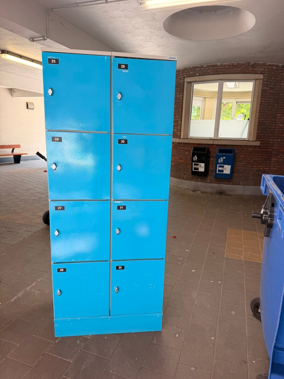 Professionele lockers. Verschillende formaten. 2 kleuren., Ophalen, Gebruikt