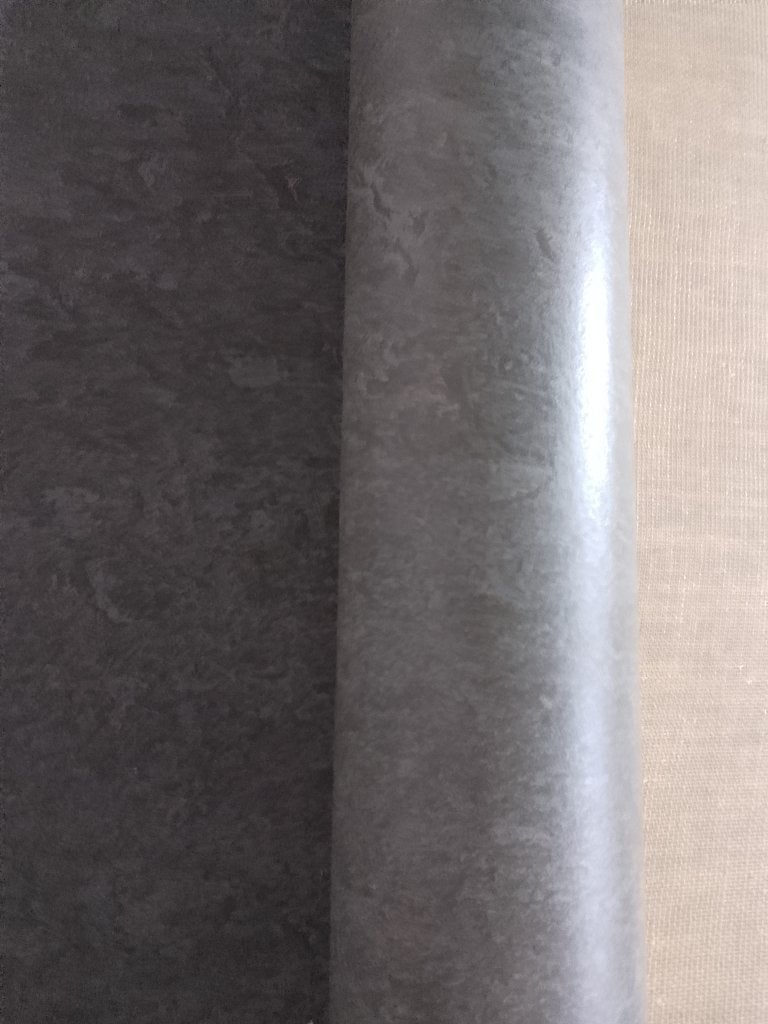 Authentieke linoleum vloerbekleding met jute onderlaag., Ophalen, 10 tot 25 m², Grijs, Vinyl