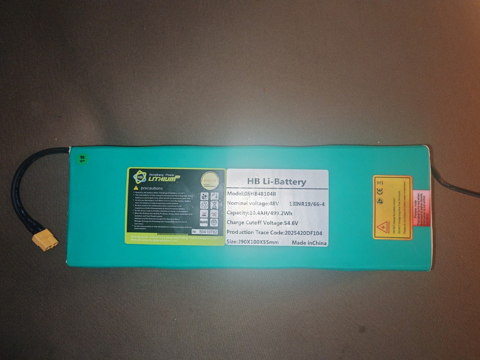 batterie 48v, Ophalen of Verzenden, Zo goed als nieuw