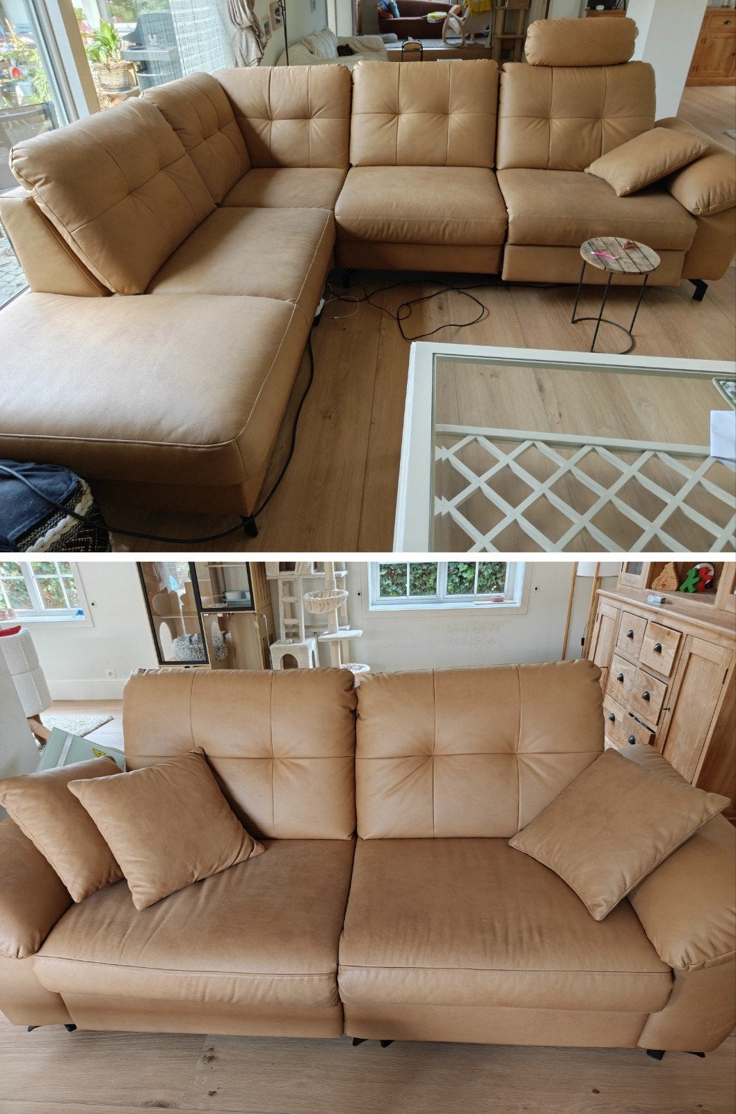 salon, Enlèvement, Utilisé, Cuir