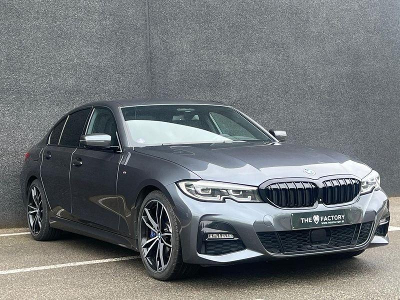 BMW Série 3, Cuir, Argent ou Gris, Entreprise, Noir