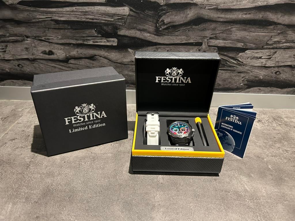Herenhorloge Festina ChronoBike Limited Edition, Overige merken, Staal, Staal, Verzenden