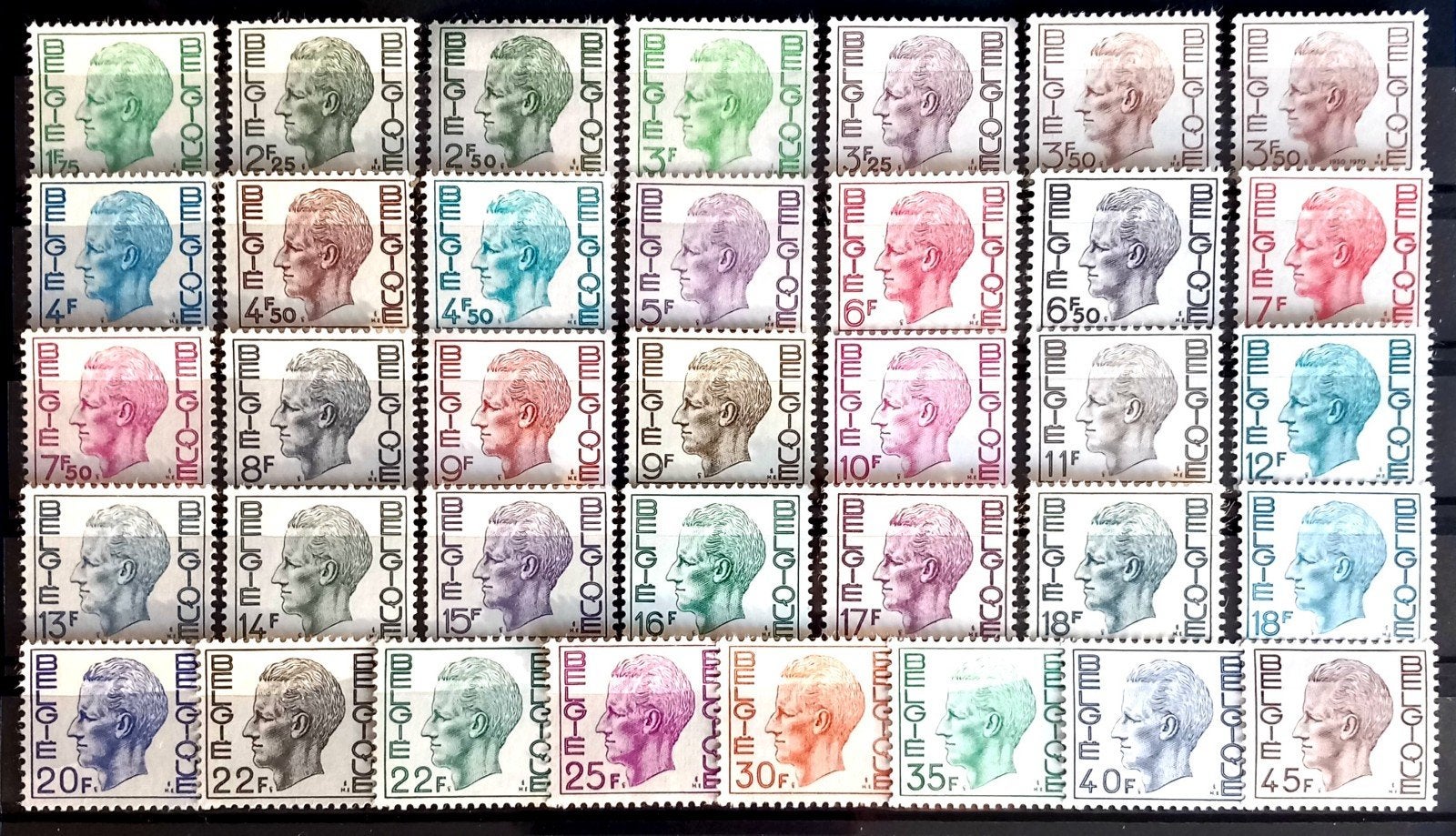 Baudouin Elström - MNH complete serie**, Verzenden, Orginele gom, Postfris, Postfris