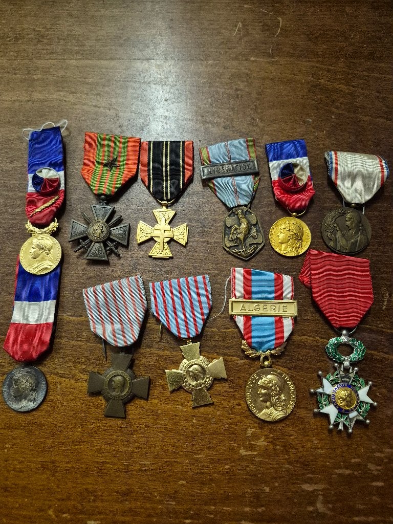 Medailles Frankrijk, Verzamelen, Militaria | Tweede Wereldoorlog, Ophalen of Verzenden, Lintje, Medaille of Wings