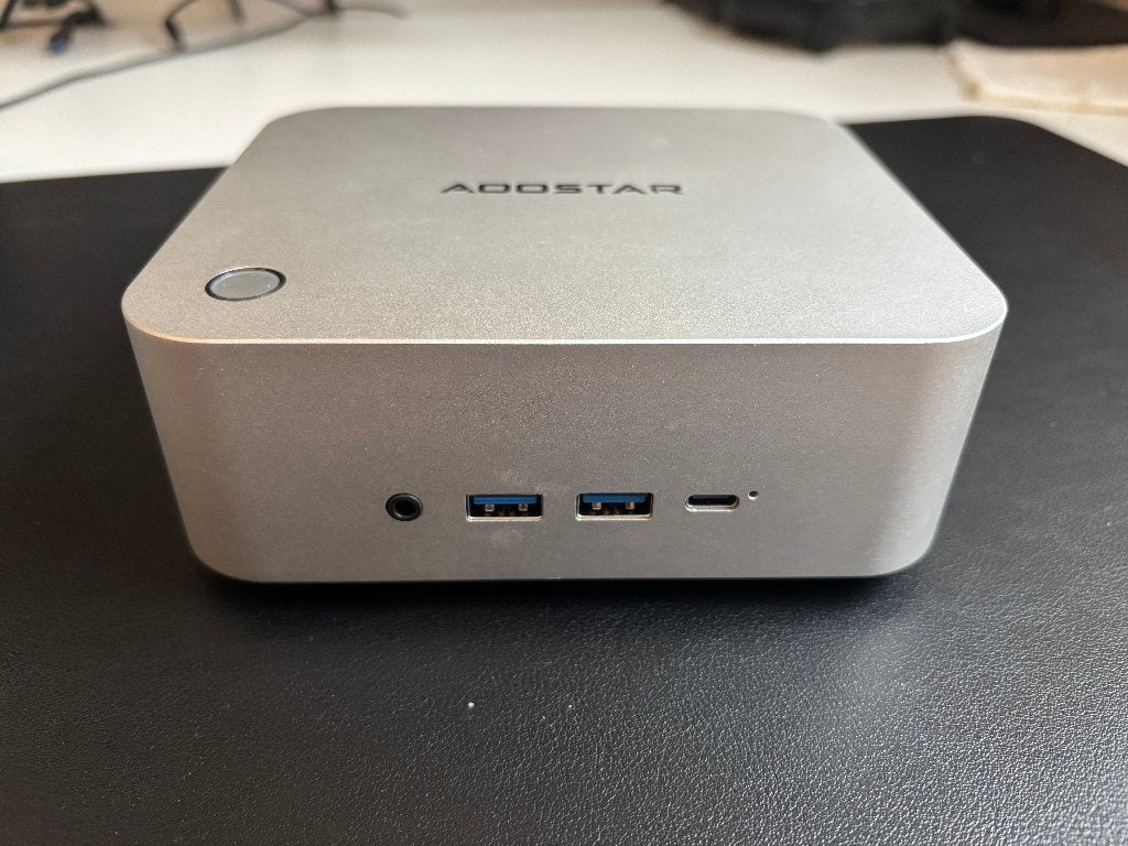 Aoostar maco R7 pro 8845 HS mini pc, Computers en Software, Desktop Pc's, Ophalen, Zo goed als nieuw, AMD Ryzen 7, Gaming
