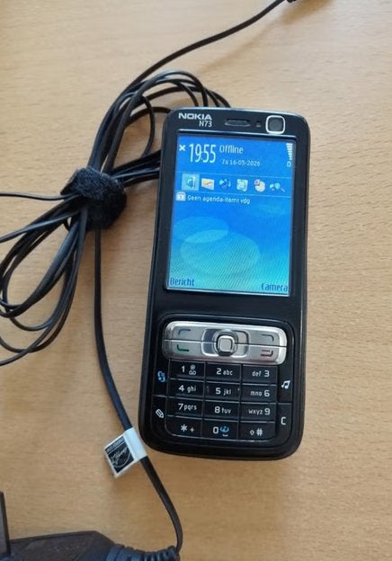 OP=OP!!! ZÉÉR ZELDZAME NOKIA N73 BLACK MUSIC LIMITED EDITION, Classique ou Candybar, Clavier physique, 3 à 6 mégapixels, Utilisé