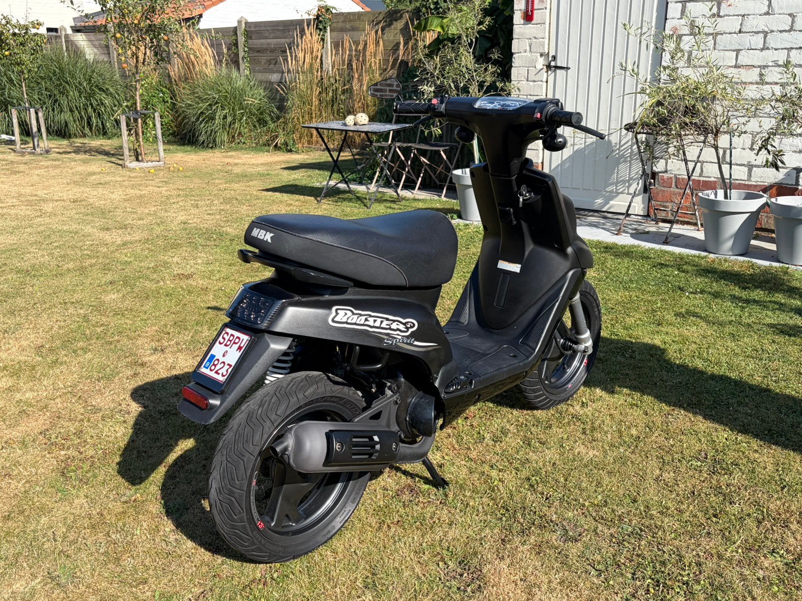 mbk booster 13 inch klasse B  2016 met 6940 KM, Fietsen en Brommers, Ophalen, Tweetakt, Gebruikt, Klasse B (45 km/u)