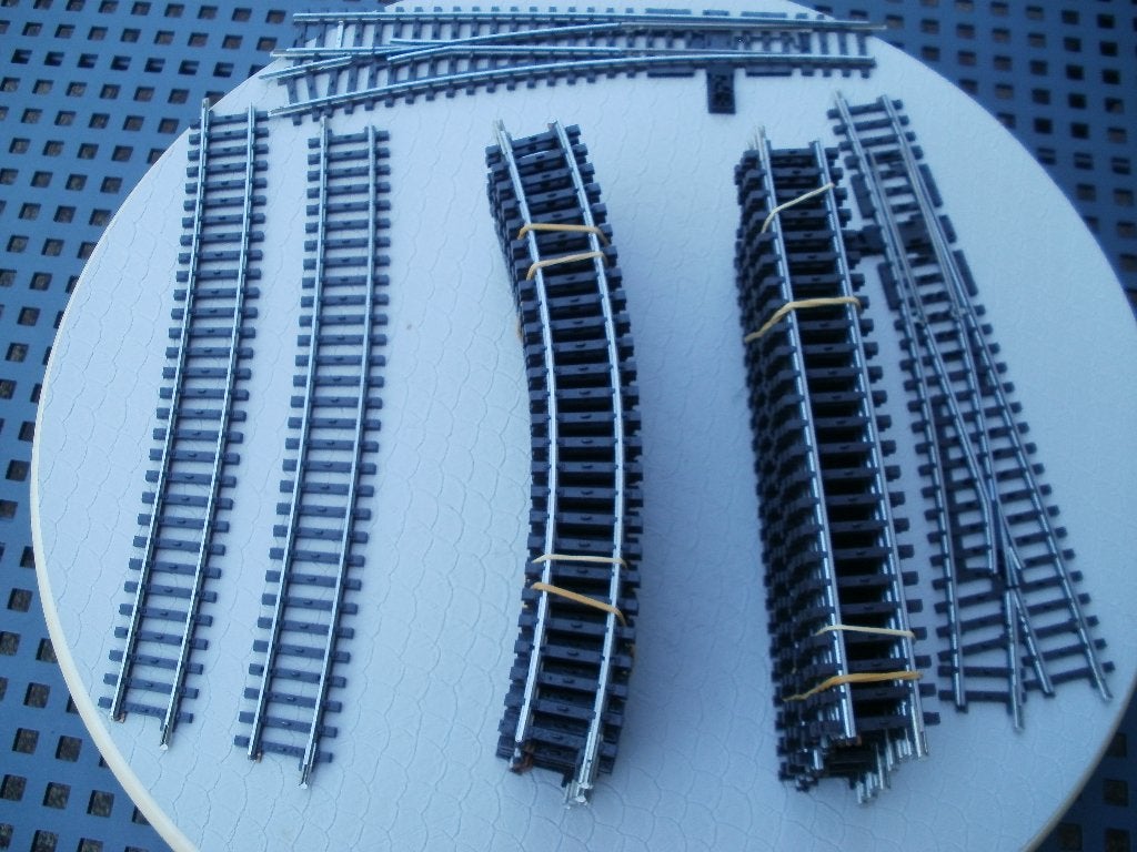 Partij Marklin Ho K rails massieve K rails zie omschrijving, Hobby en Vrije tijd, Wisselstroom, Rails, Ophalen of Verzenden, Zo goed als nieuw