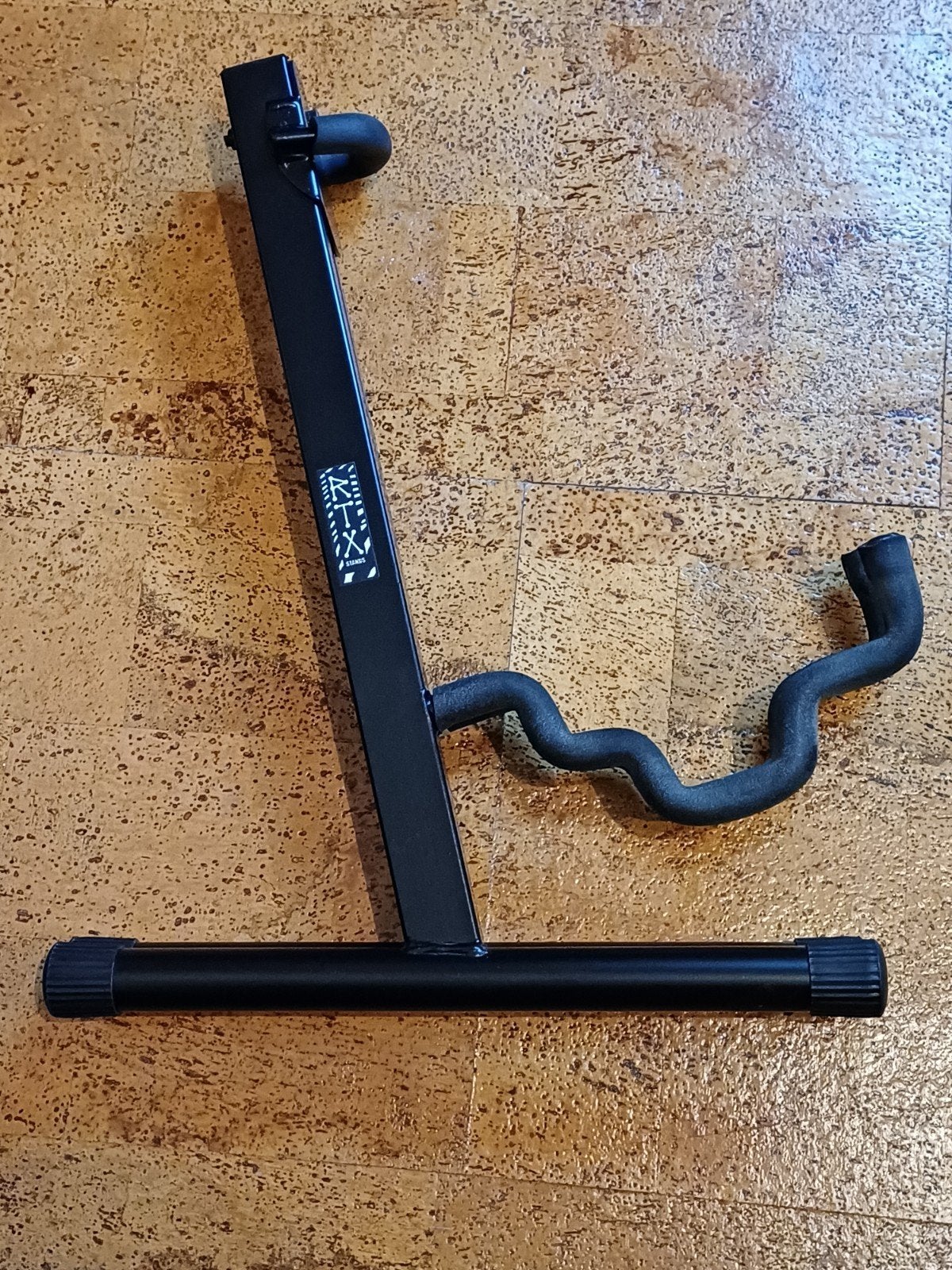 SUPPORT DE GUITARE PLIABLE RTX À DOUBLE CADRE EN A, Musique & Instruments, Enlèvement ou Envoi, Comme neuf, Pied pour instrument