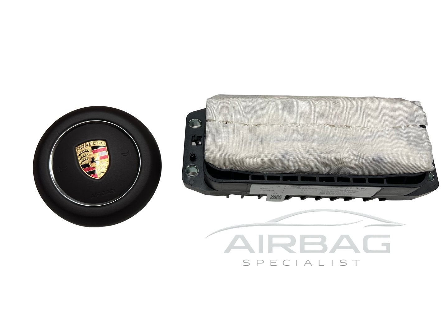 Porsche Macan 95B  Boxter 718 (982) Stuur airbag bruin - zwa, Gebruikt, -, -, Ophalen of Verzenden