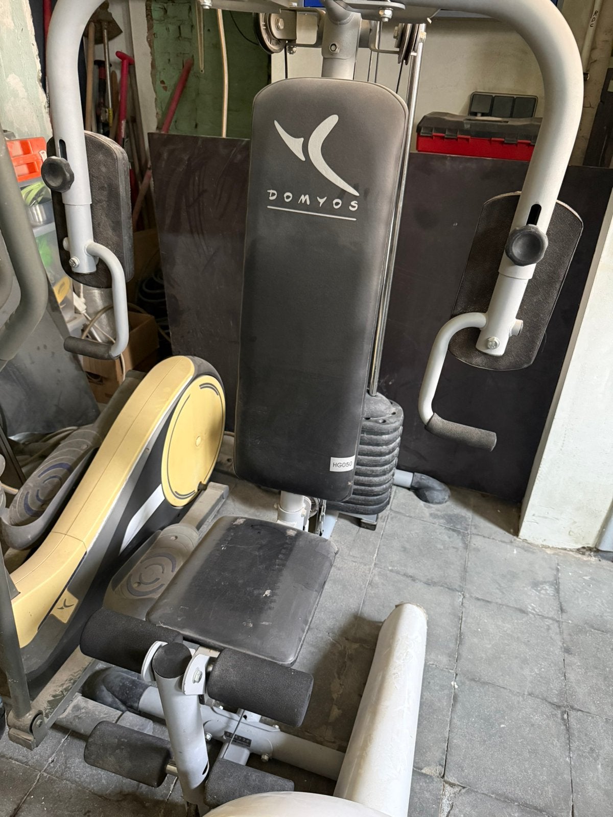 Banc musculation, Sport en Fitness, Fitnessmaterialen, Ophalen, Gebruikt, Armen, Fitnessbank
