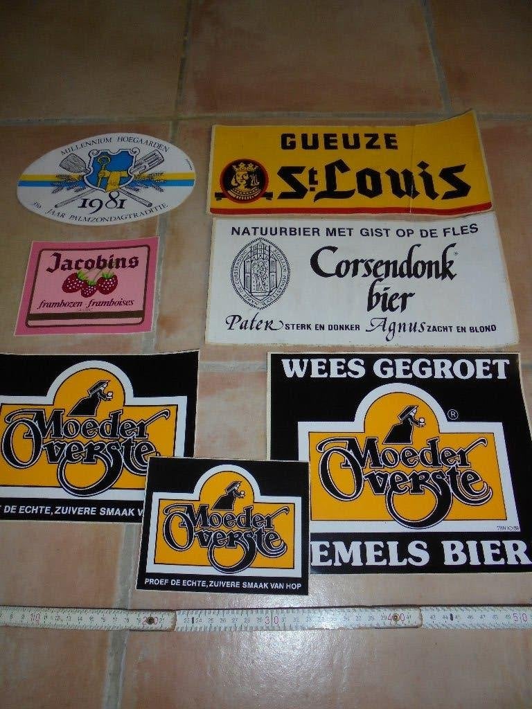 grote zelfklevers Belgische bieren, Verzamelen, Ophalen of Verzenden, Zo goed als nieuw