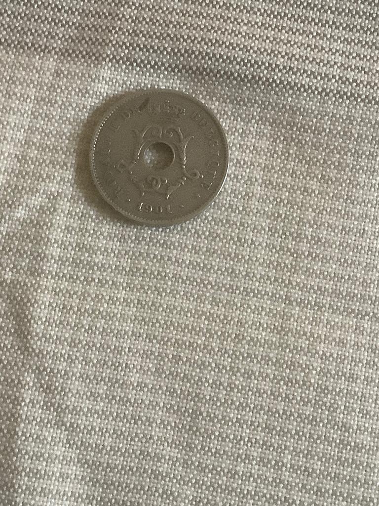 munt 10 centimes belgie 1901, Ophalen of Verzenden, Losse munt