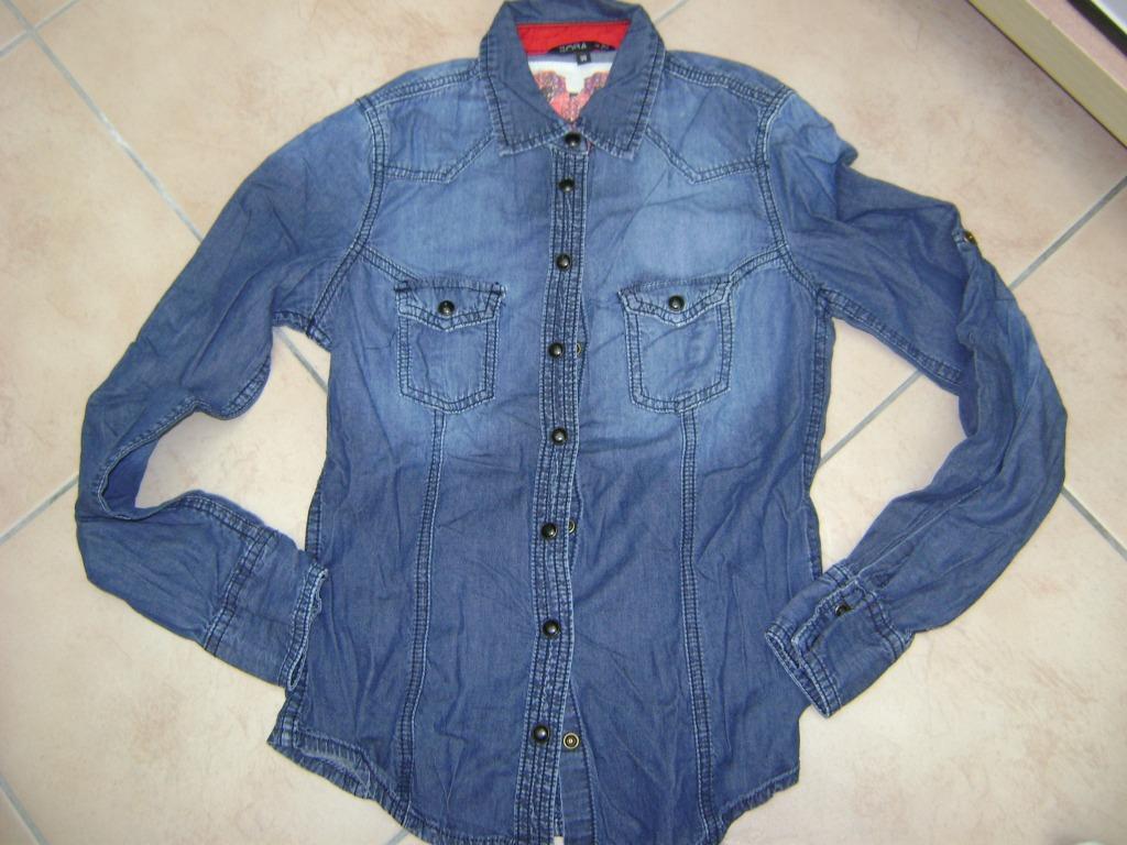 jeansbloes SORA in maat 36, Blauw, Ophalen of Verzenden, Zo goed als nieuw, Sora by Jbc