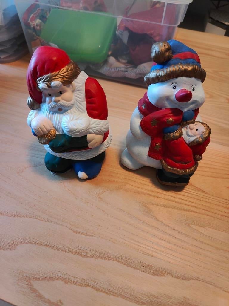 Mooie kerstman en sneeuwman beeldjes, Enlèvement ou Envoi