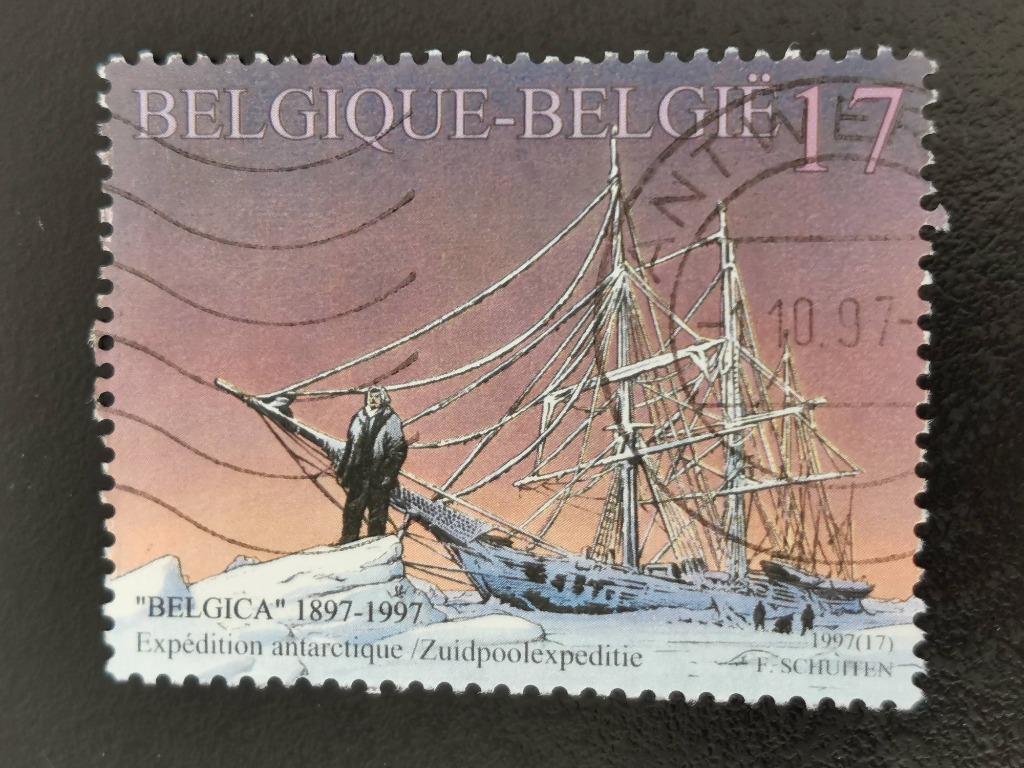 Belgie 1997 - Zuidpoolexpeditie met de Belgica 1897, Postzegels en Munten, Postzegels | Europa | België, Ophalen of Verzenden