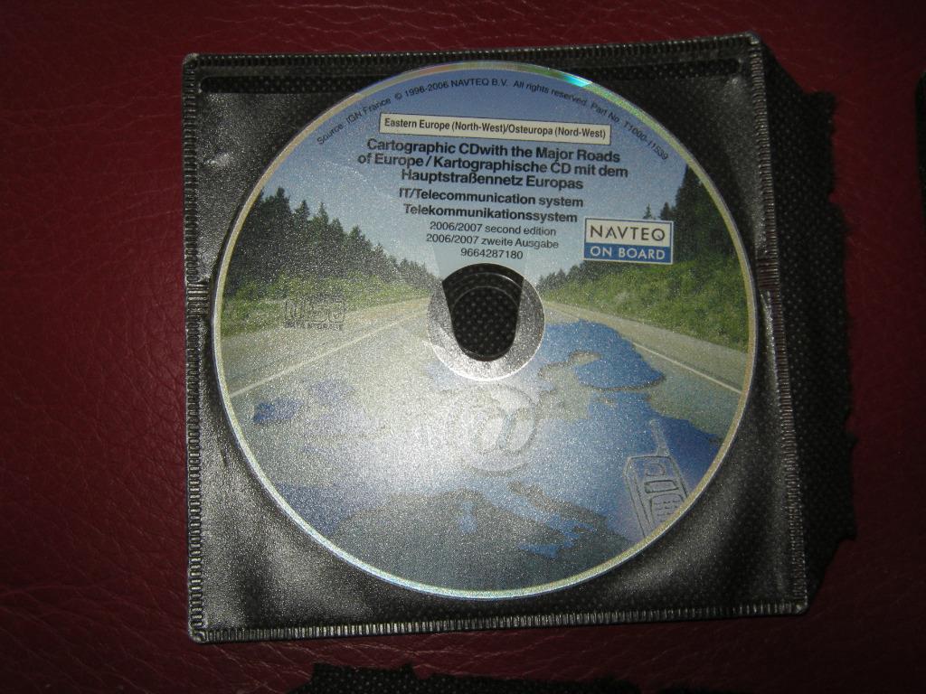 navigatie cd peugeot 807 citroen c8 2007  per stuks 30euros, Ophalen of Verzenden, Gebruikt