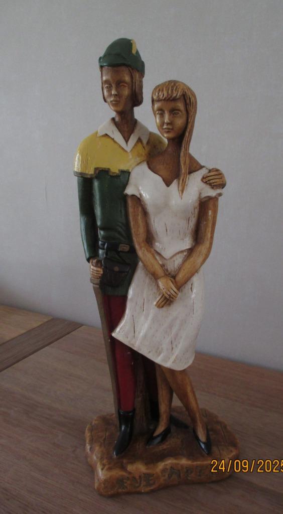 Beeld van Tijl en Nele, Antiek en Kunst, Ophalen of Verzenden