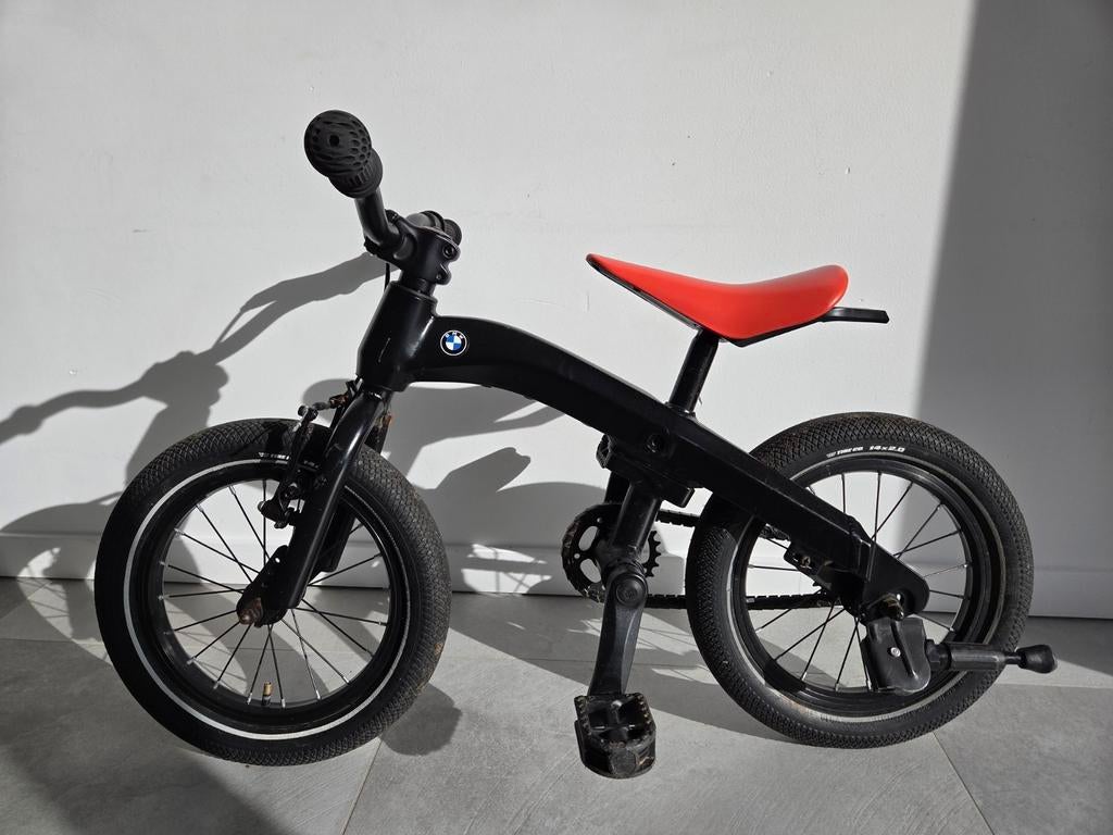 BMW Kinderfiets 14 inch, Fietsen en Brommers, Fietsen | Kinderfietsjes, Ophalen, Zo goed als nieuw, Minder dan 16 inch, Bmw