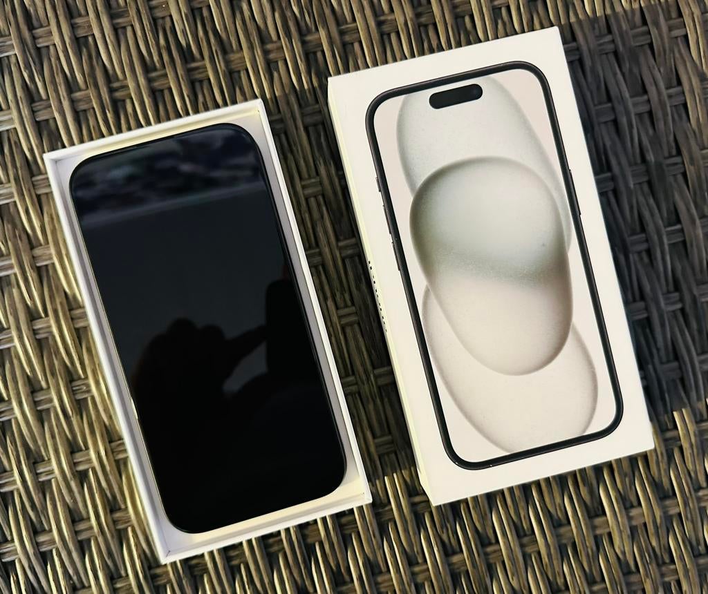 iPhone 15 – 128GB  – Topstaat!, Telecommunicatie, Mobiele telefoons | Apple iPhone, Ophalen, 128 GB, IPhone 15, Zwart