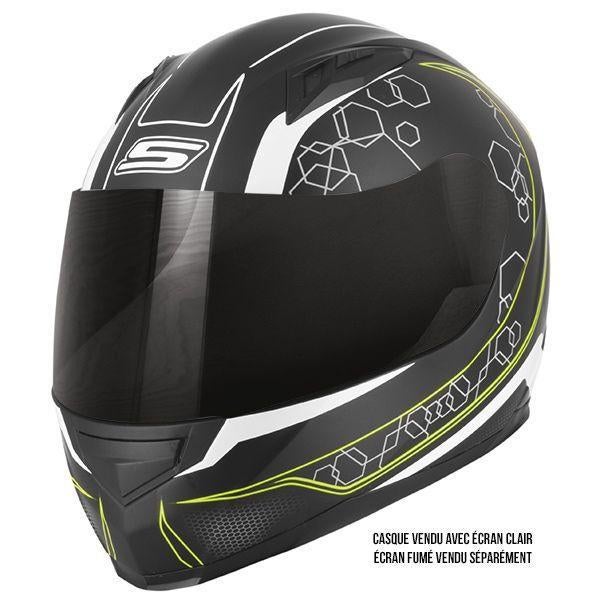 CASQUE S-Line – Intégral S448 Noir/fluo Graphique, Autres marques, M, Casque intégral, Neuf, avec ticket