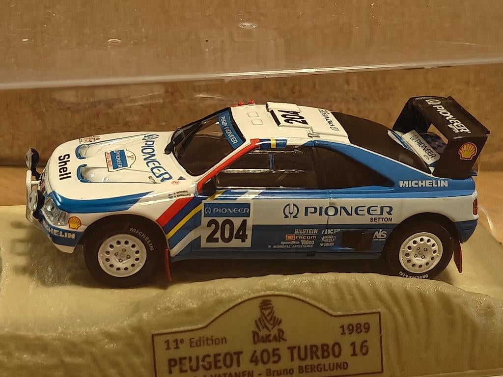 PEUGEOT 405 TURBO 16 - PARIS - DAKAR 1989, Enlèvement ou Envoi, Neuf, Voiture, Norev
