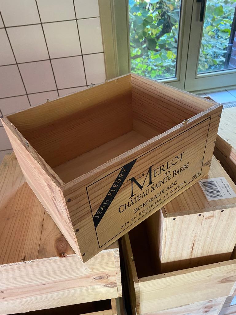 wijnkisten, Huis en Inrichting, Woonaccessoires | Kisten, Ophalen of Verzenden, Zo goed als nieuw, Overige houtsoorten